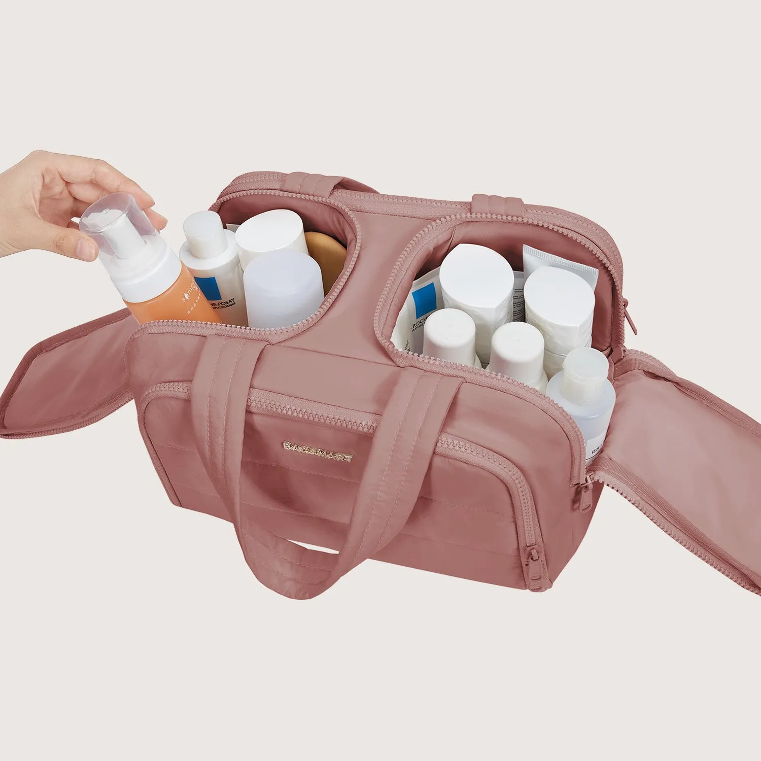 Zora Spacesaver 4-in-1 Puffy Toiletry Bag