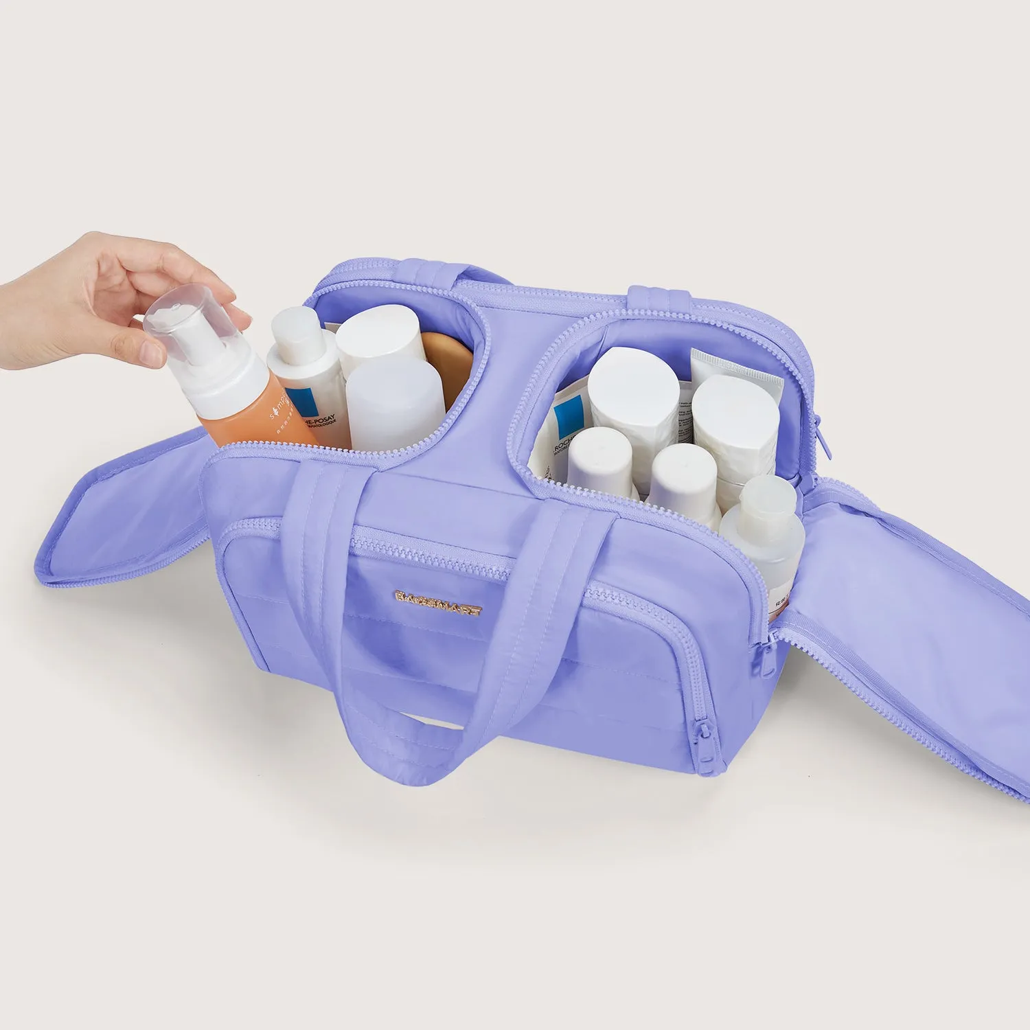 Zora Spacesaver 4-in-1 Puffy Toiletry Bag