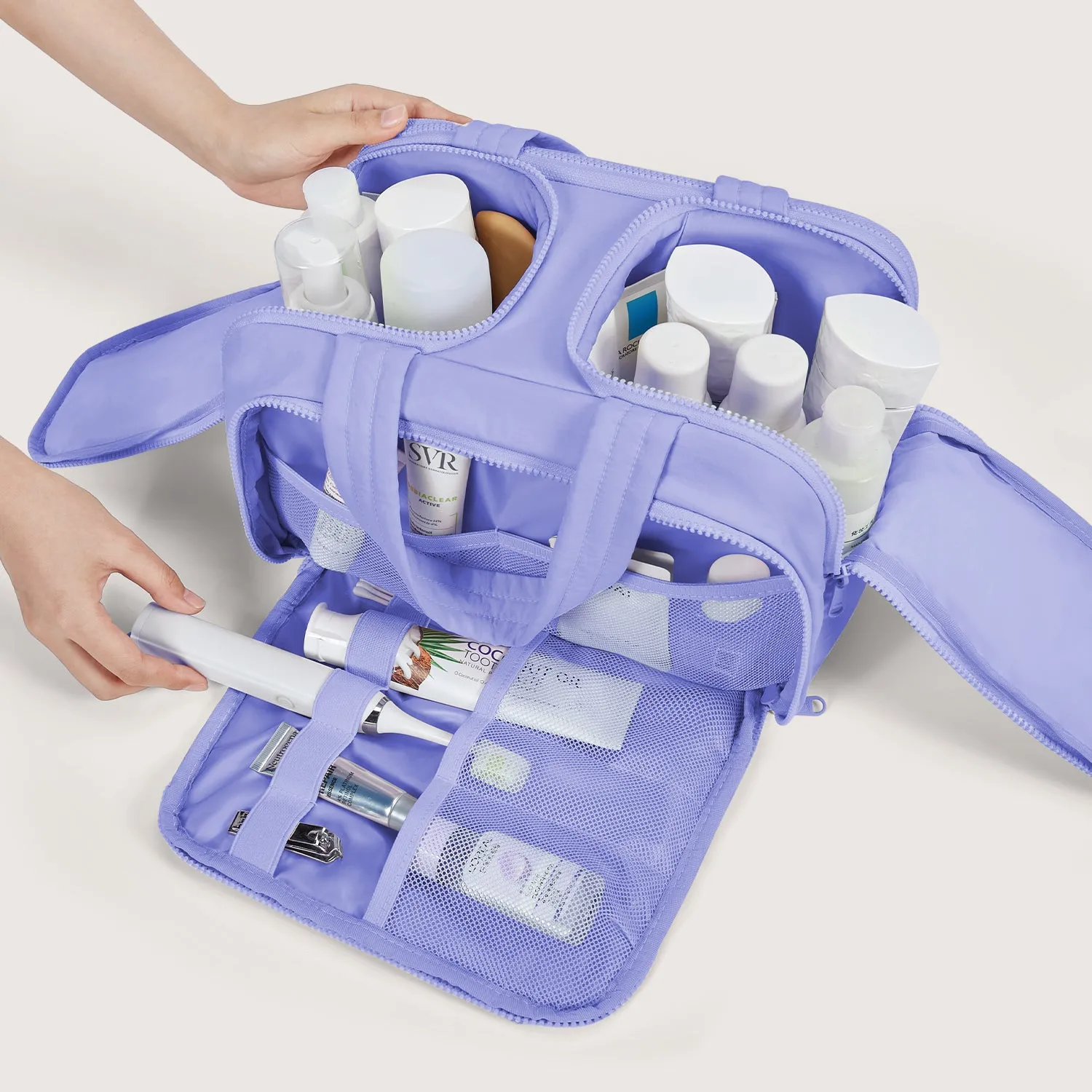 Zora Spacesaver 4-in-1 Puffy Toiletry Bag