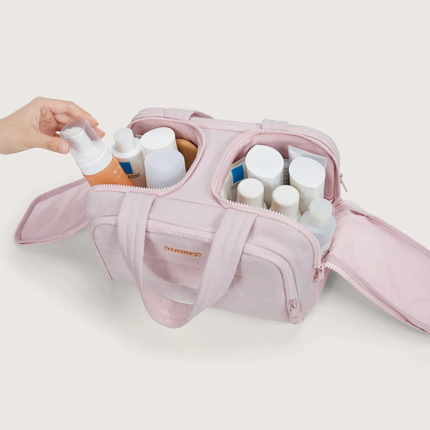 Zora Spacesaver 4-in-1 Puffy Toiletry Bag