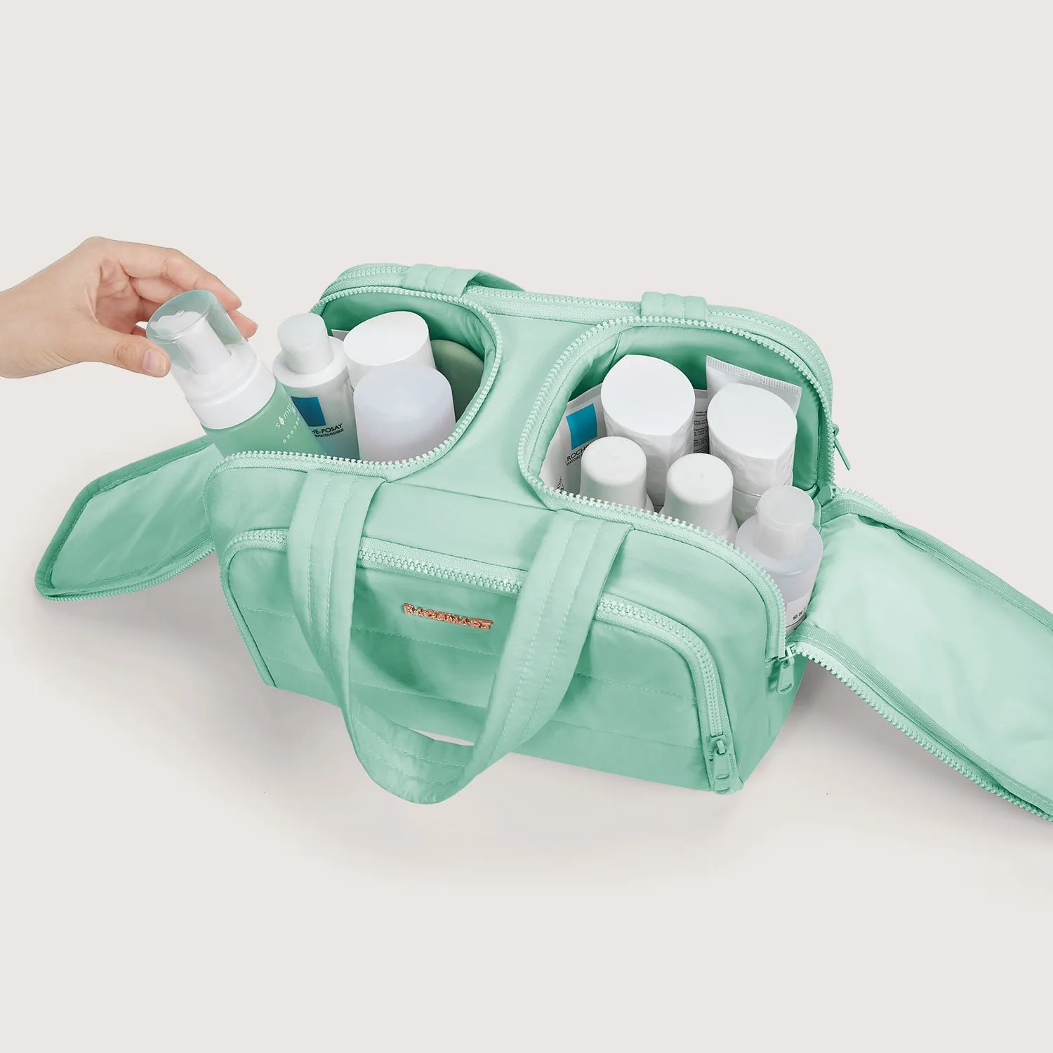 Zora Spacesaver 4-in-1 Puffy Toiletry Bag